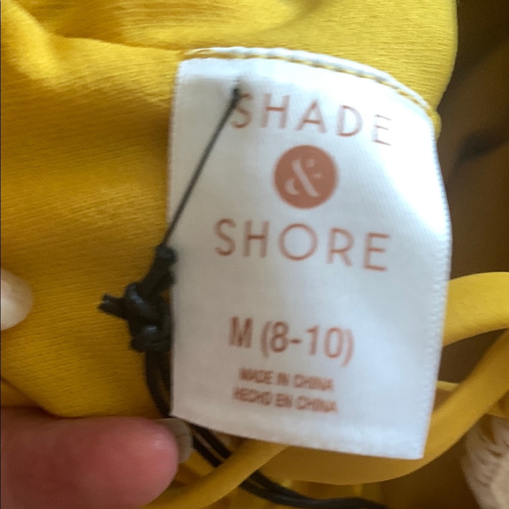 Shade & Shore Yellow One Piece Swimsuit - Picture 11 of 12